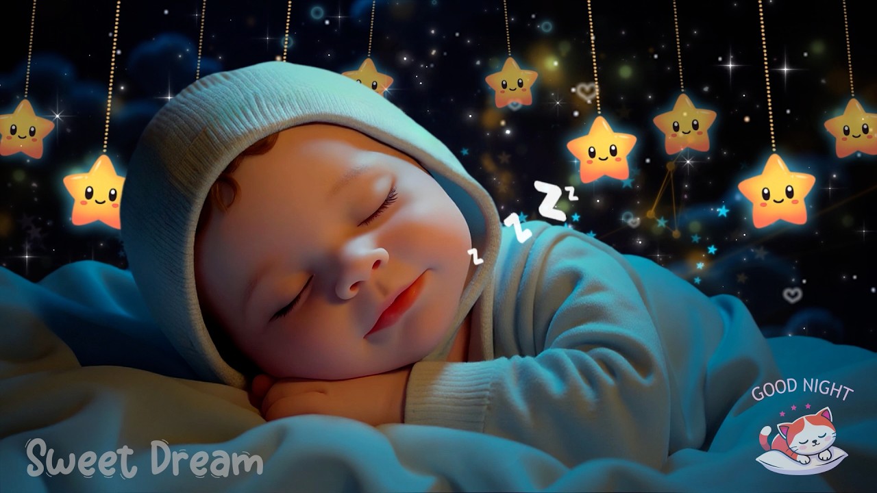 Mozart & Brahms Lullabies 💤 Fall Asleep Fast 💖 Soothing Baby Sleep Music in 3 Minutes 🌙 Calm Nights