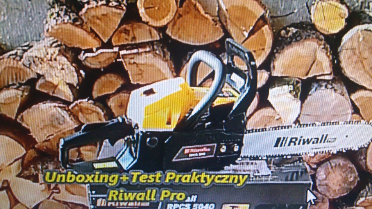 Pilarka Spalinowa Riwall Pro 5040 Unboxing + Test Praktyczny