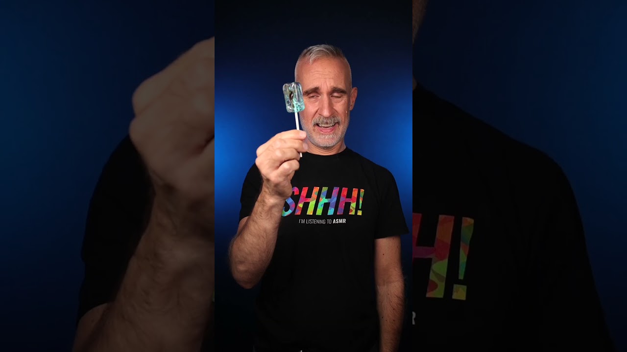 Eating a Blue Raspberry Scorpion Lollipop #asmr