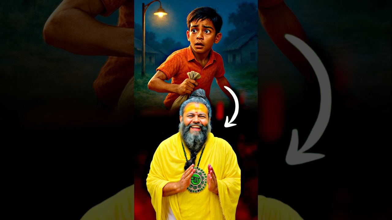 How a boy who ran away from home became Premanand Maharaj 😱 #shorts #premanandjimaharaj