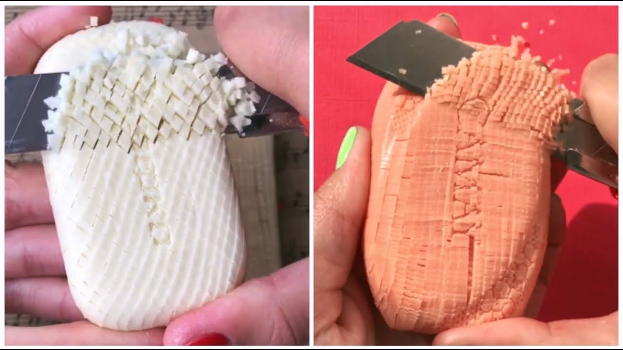 3X Speed Satisfying Soft Soap Cutting ASMR