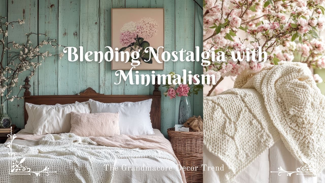 Blending Nostalgia with Minimalism: The Grandmacore Decor Trend