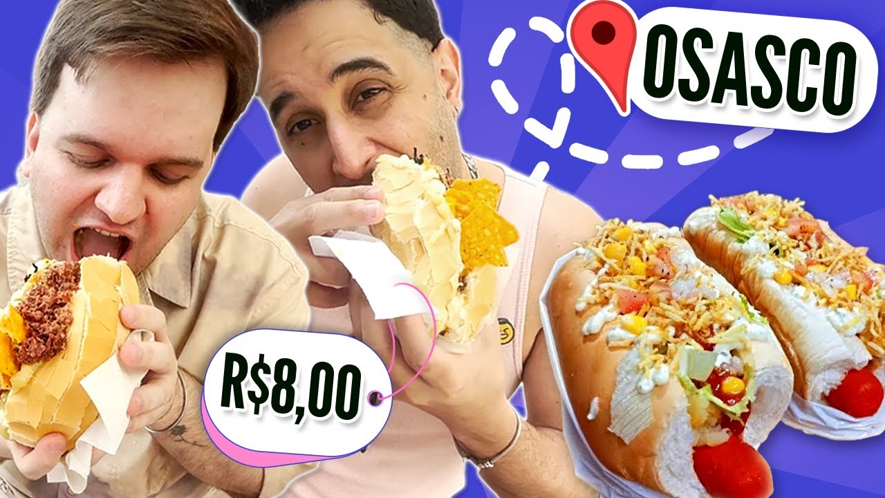 PROVANDO o MELHOR Cachorro Quente do BRASIL em OSASCO