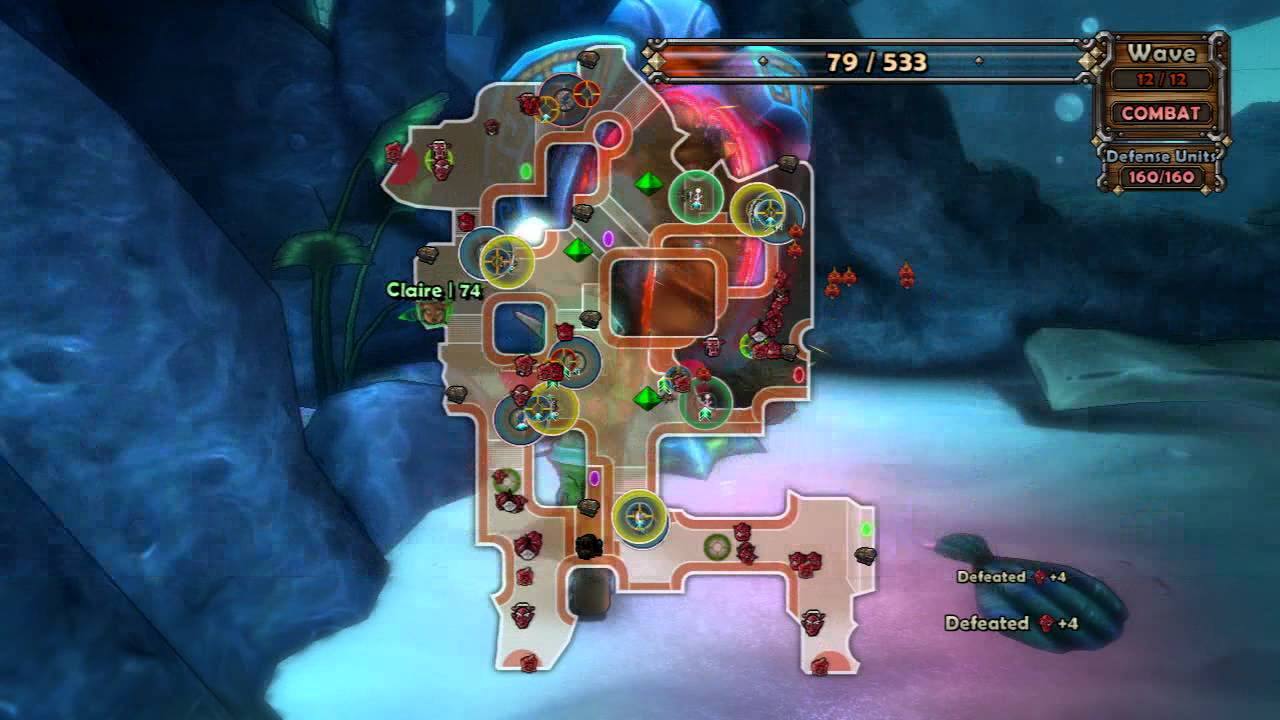 Dungeon Defenders PS3 Aquanos Insane Tutorial (Redone)