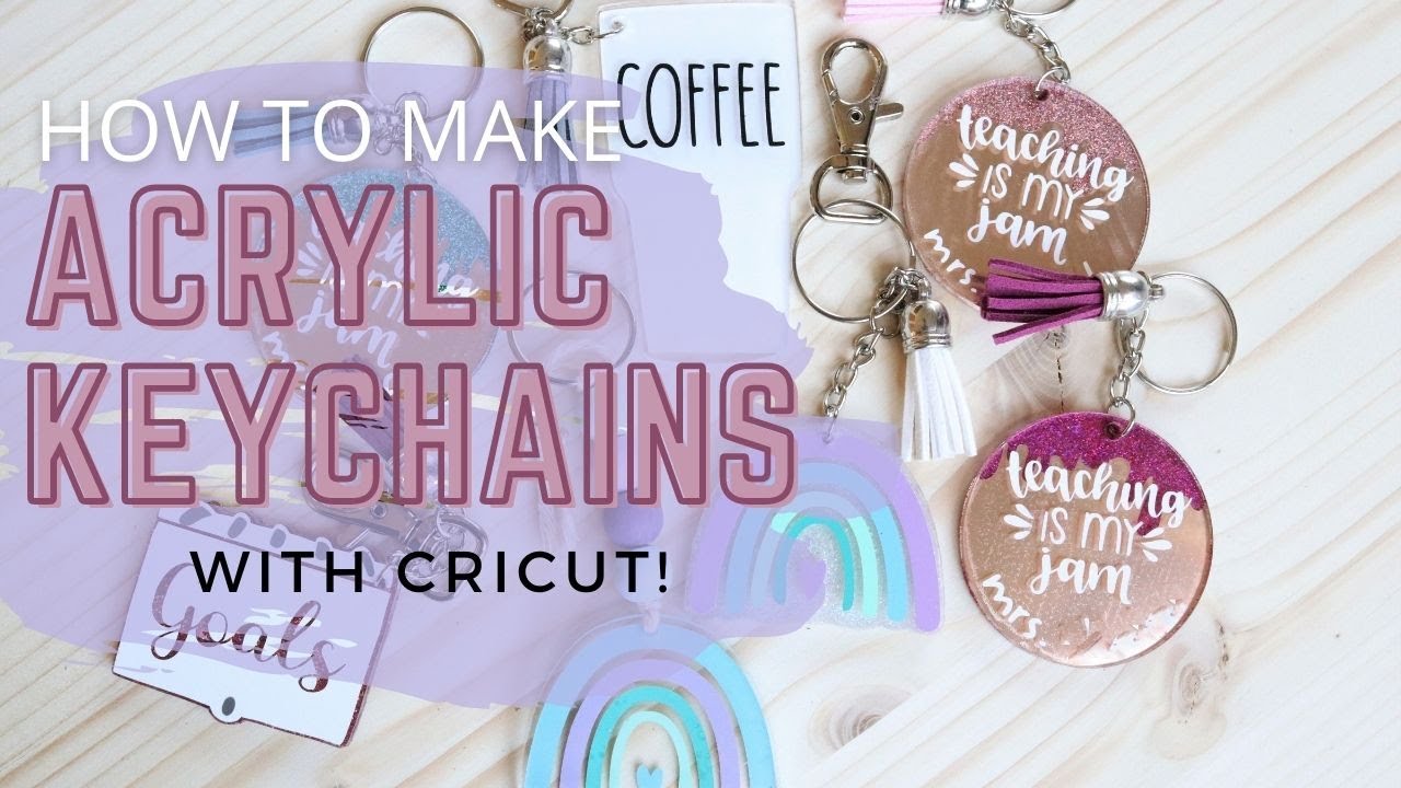 Как сделать акриловые брелоки с помощью Cricut
