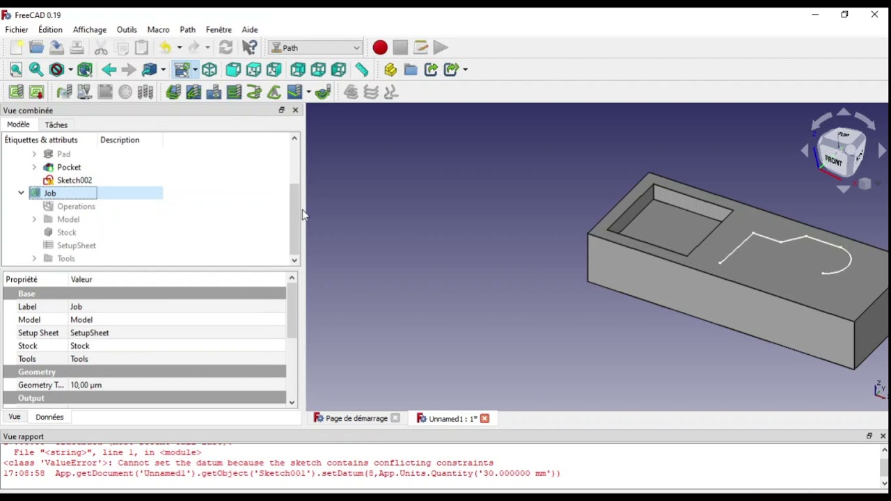 tuto Freecad pour la Cnc MAslow