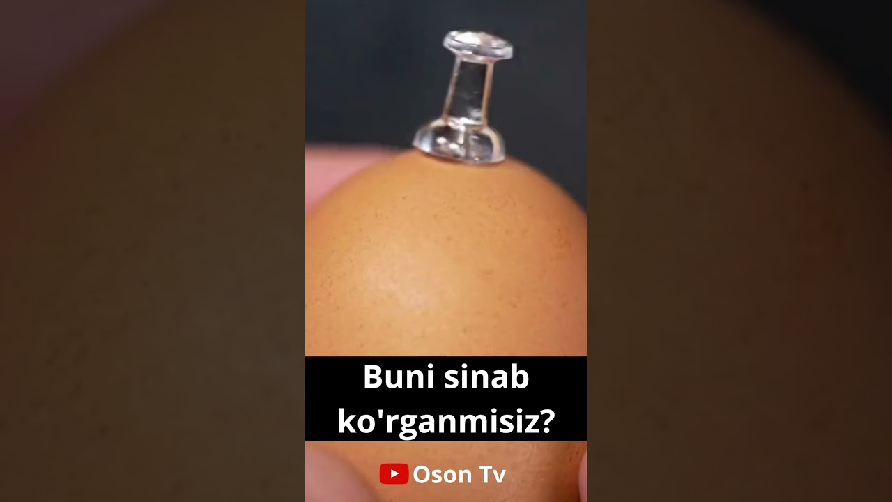 Tuxumni oson usulda pishiramiz!