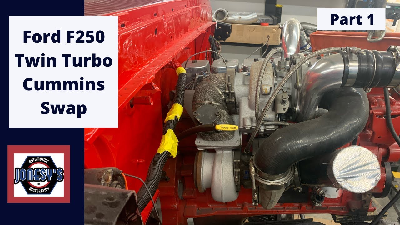 1979 Ford F250 Twin Turbo Cummins 6bt Swap