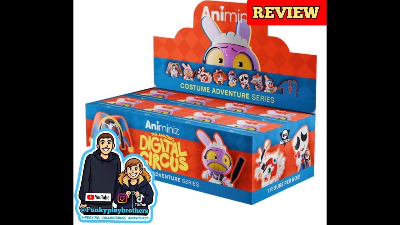 AMAZING DIGITAL CIRCUS COSTUME ADVENTURE ANIMINZ MYSTERY FIGURE UNBOXING X REVIEW