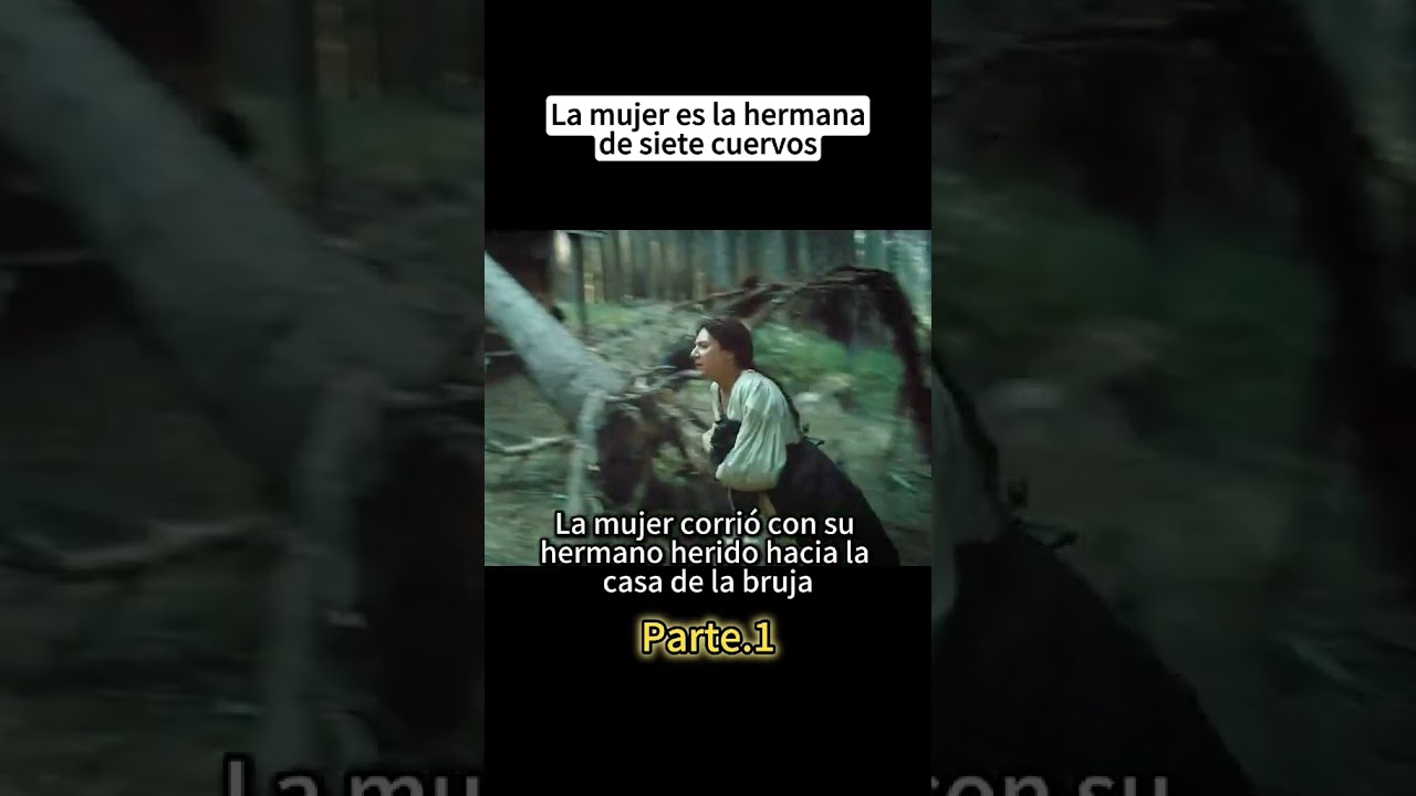 La mujer es hermana de siete cuervos #viralshort #viralvideo #terror #extrate