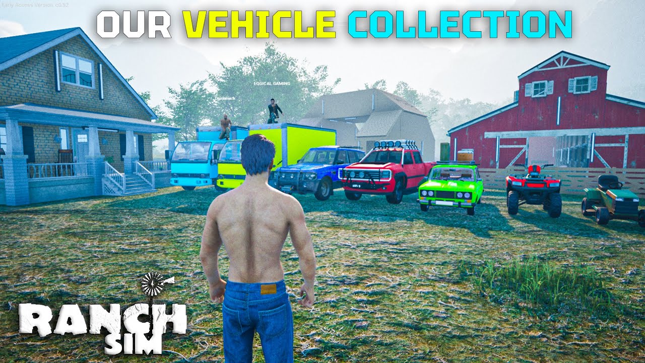 Our Vehicles in Ranch@LogicalGaming333 @rgrgamingop @Mythicalbear  | Ranch Simulator Malayalam #4