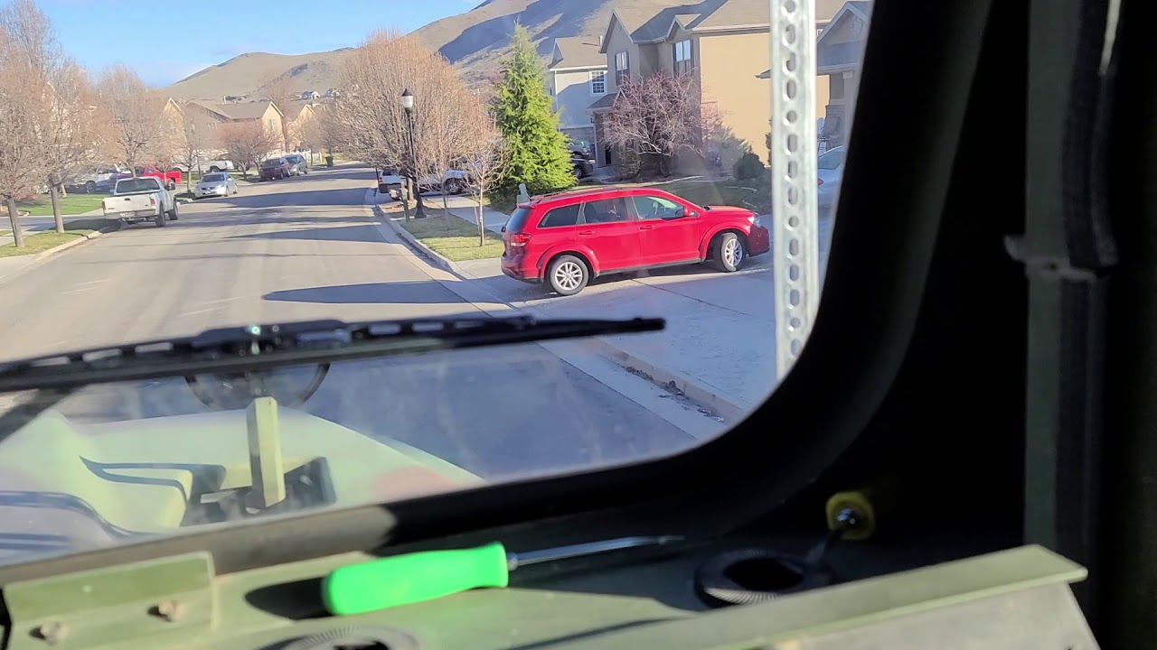 Starting and driving a 7 ton MTVR