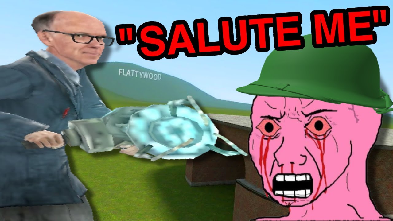 Троллинг фейкового морского пехотинца США в Gmod