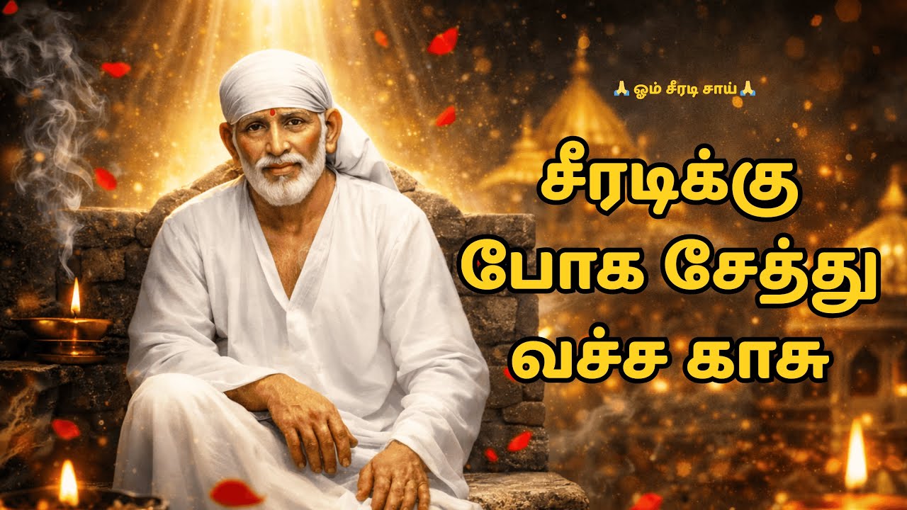 சீரடிக்கு போக சேத்து வச்ச காசு | Shirdi Sai Devotional Song | Sai Baba Tamil Devotional 4K