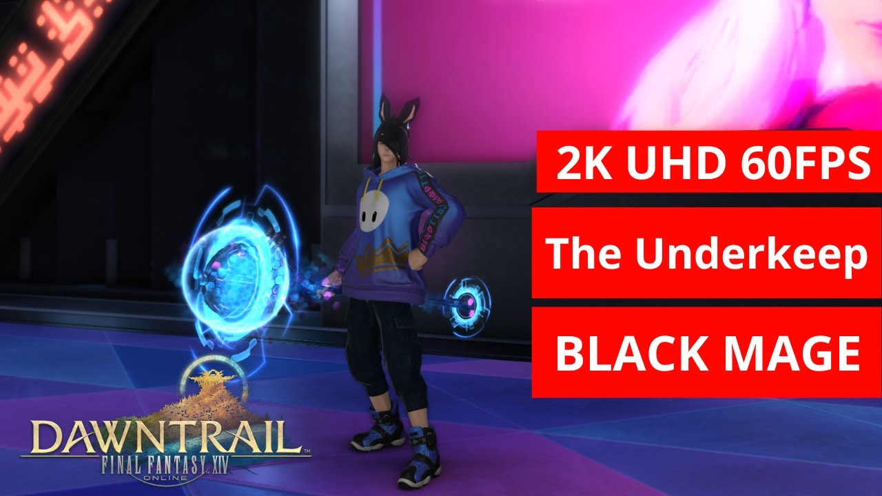 FFXIV Dawntrail: The Underkeep  BLACK MAGE GAMEPLAY 246  [2k/MAX PRESET]
