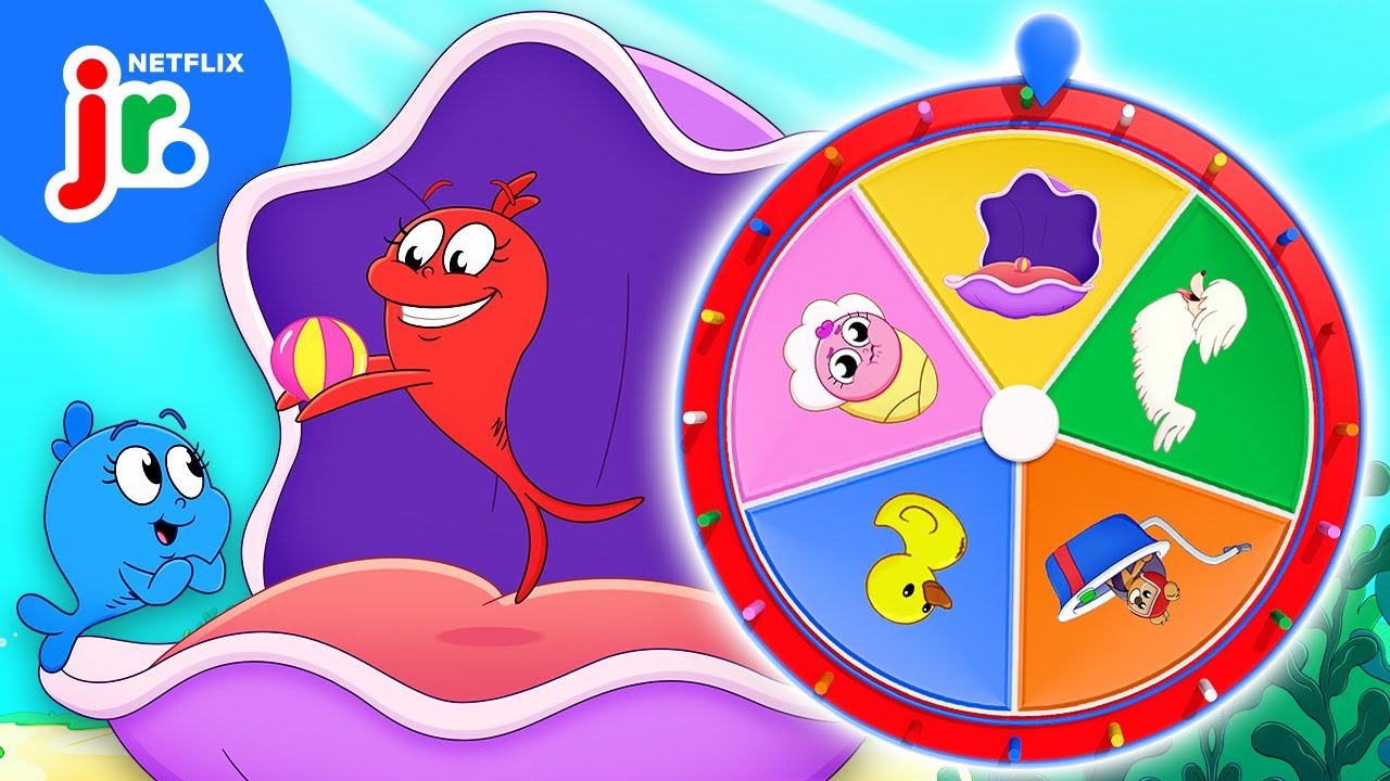 Mystery Wheel of Opposites! ❤️💙 Dr. Seuss's Red Fish, Blue Fish | Netflix Jr