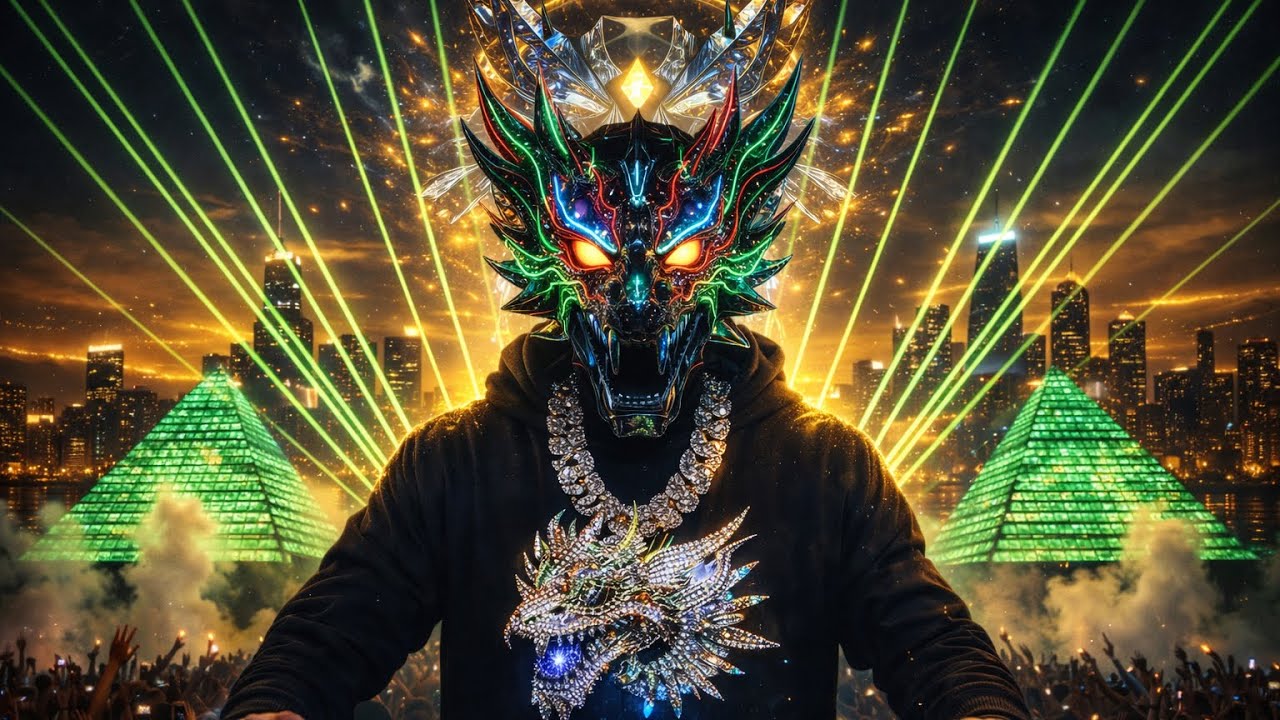 DJ PRISM SHIFT — SAND PATTERN DRIVE REMIX | PYRAMID LASER SIGNAL • DRAGON GATE VISUAL EXPERIENCE