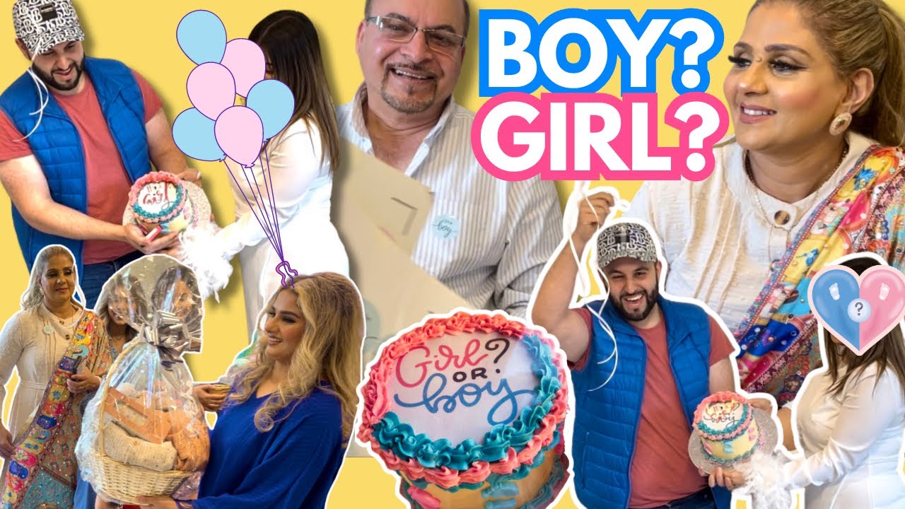 Семейный праздник, раскрывающий пол будущего ребёнка 🥳 Угадали ли Наани и Наана правильно? | #рас...