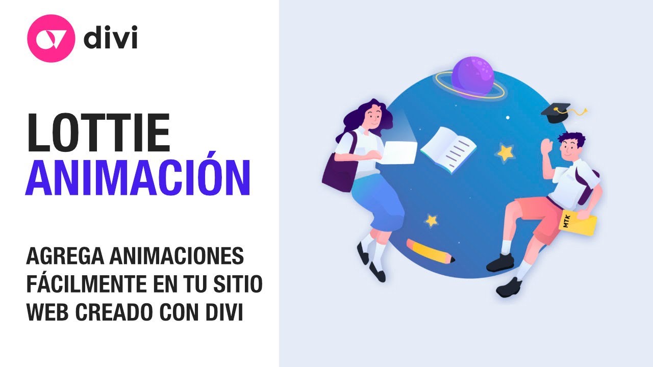 Cómo agregar animaciones de Lottie en tu sitio web creado con wordpress y divi