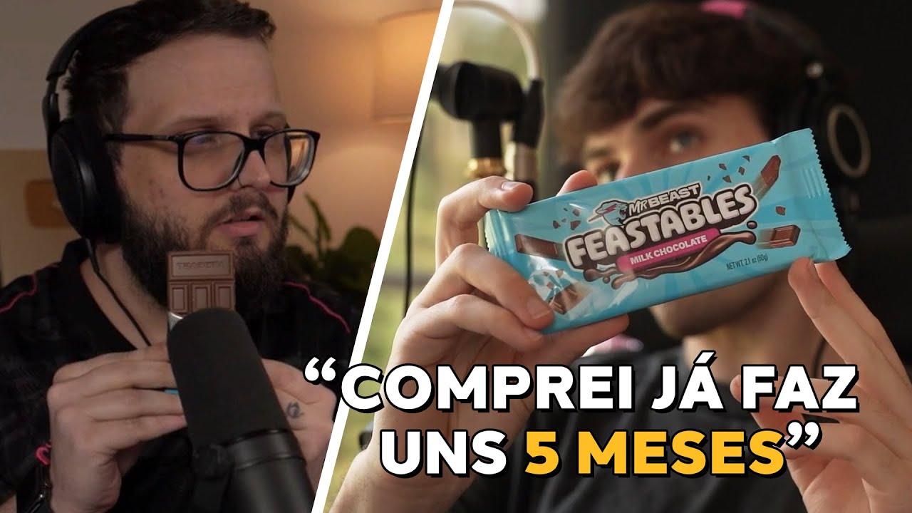 MOUNT E CAP EXPERIMENTANDO O CHOCOLATE DO MR BEAST | mount cortes
