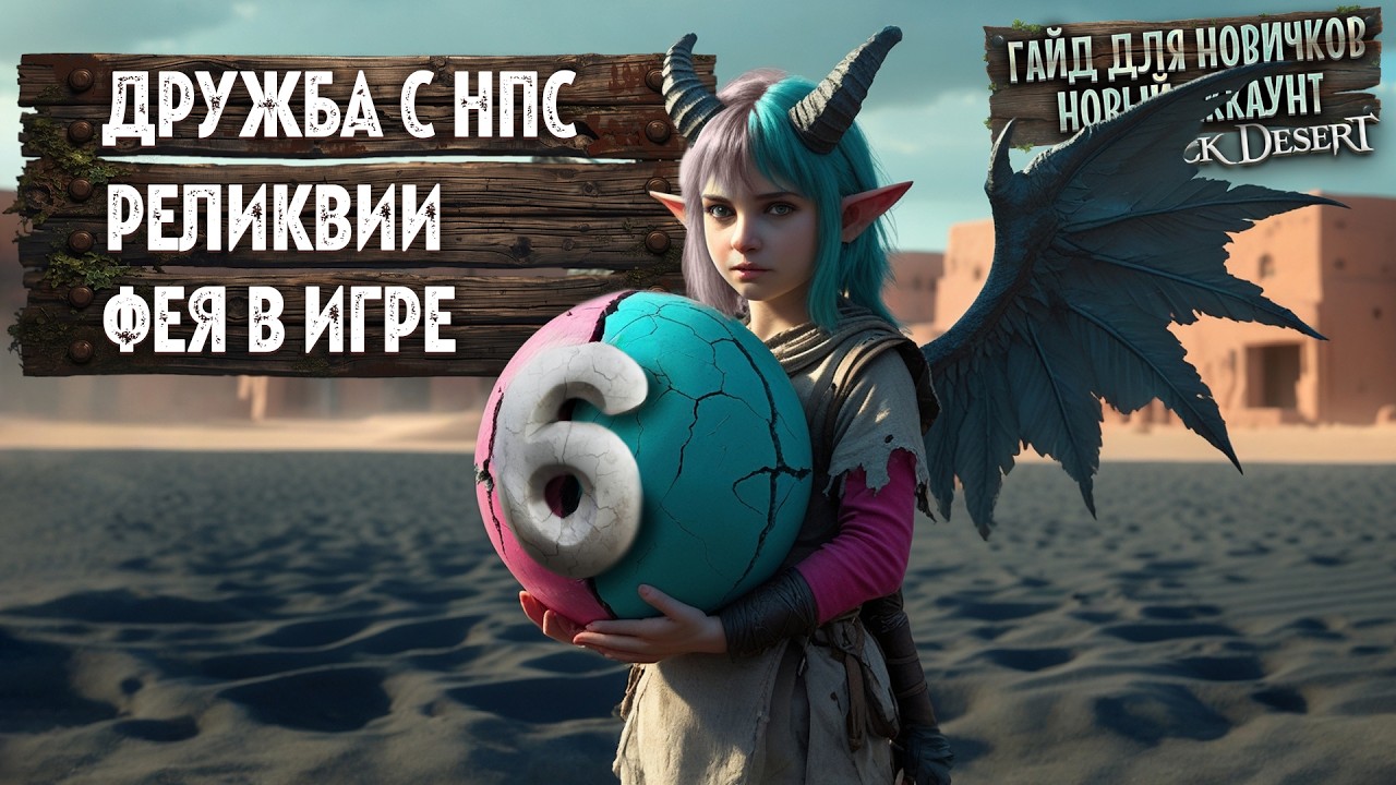 №6 ГАЙД ДЛЯ НОВИЧКОВ 2026 Фея Реликвии и Дружба с НПС в БДО