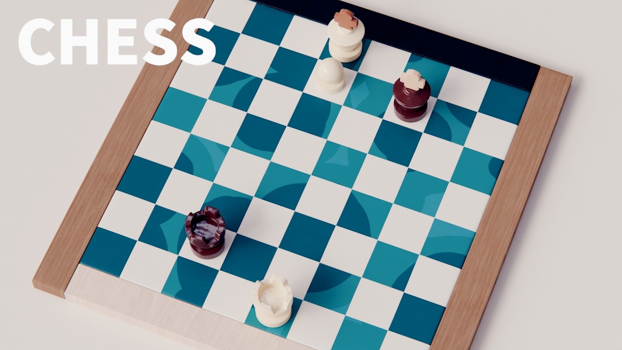 【Chess】Lucena Position の教科書的な形 | Rook Endgame