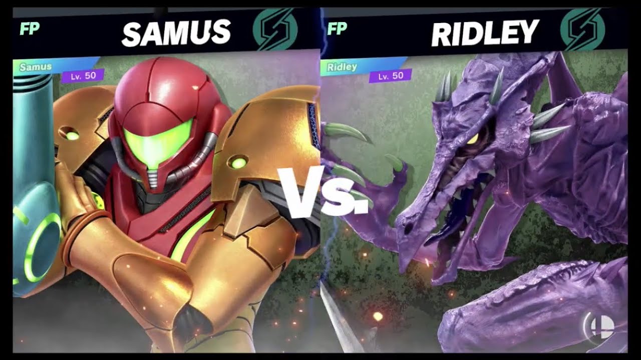 Super Smash Bros Ultimate Amiibo Fights  – Request #18537 Samus vs Ridley