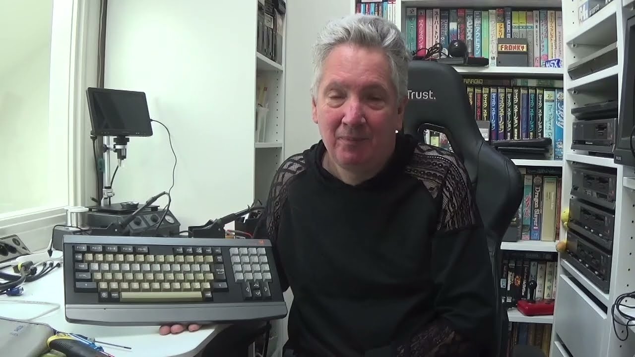 How to Repair a Philips NMS 8250/55/80 MSX 2 Keyboard with a New Cable