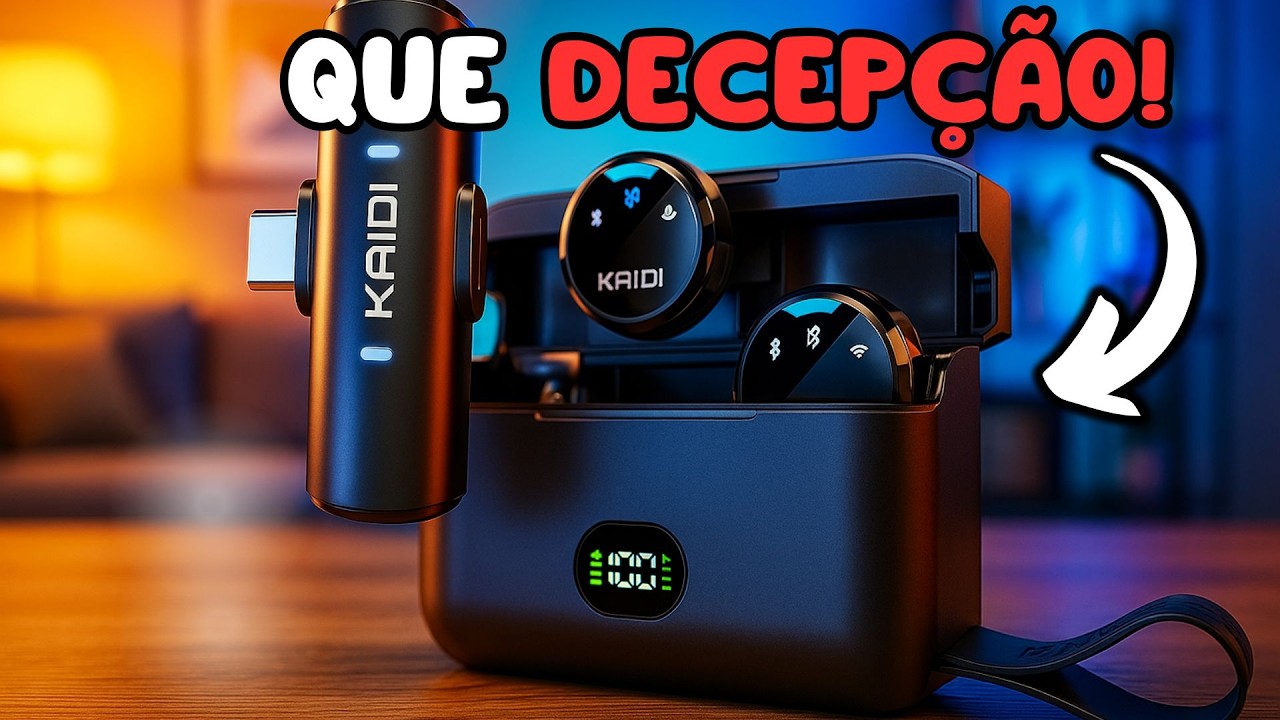 😱 Paguei R$ 100 nesse Microfone de Lapela… Me Arrependi?