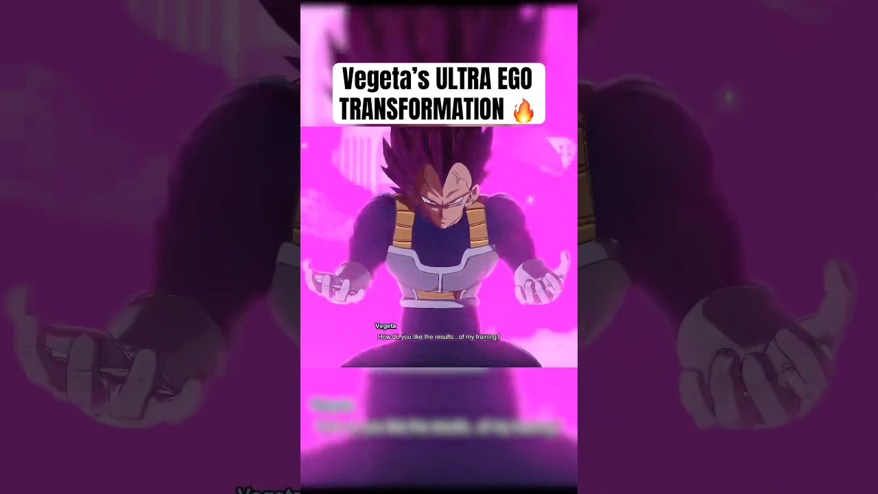 Vegeta NEW ULTRA EGO in Dragon Ball Sparking Zero #dragonballsparkingzero #dragonball #sparkingzero