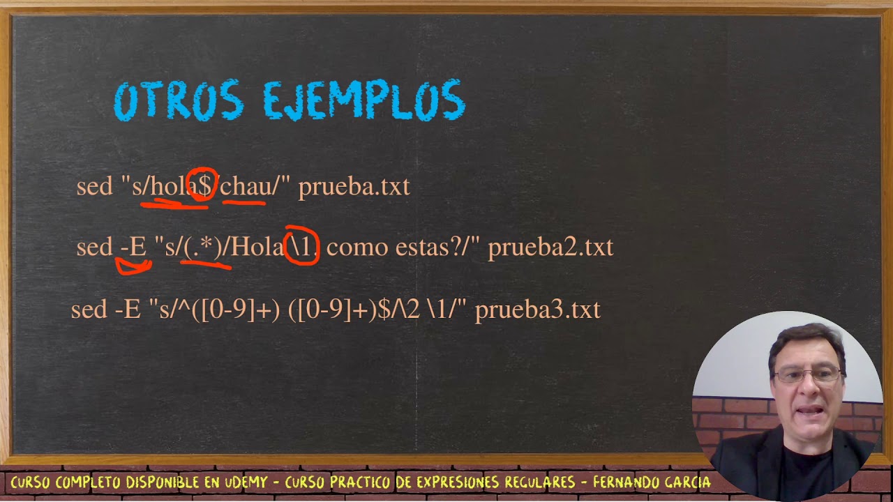 Uso de Sed para búsqueda y reemplazo