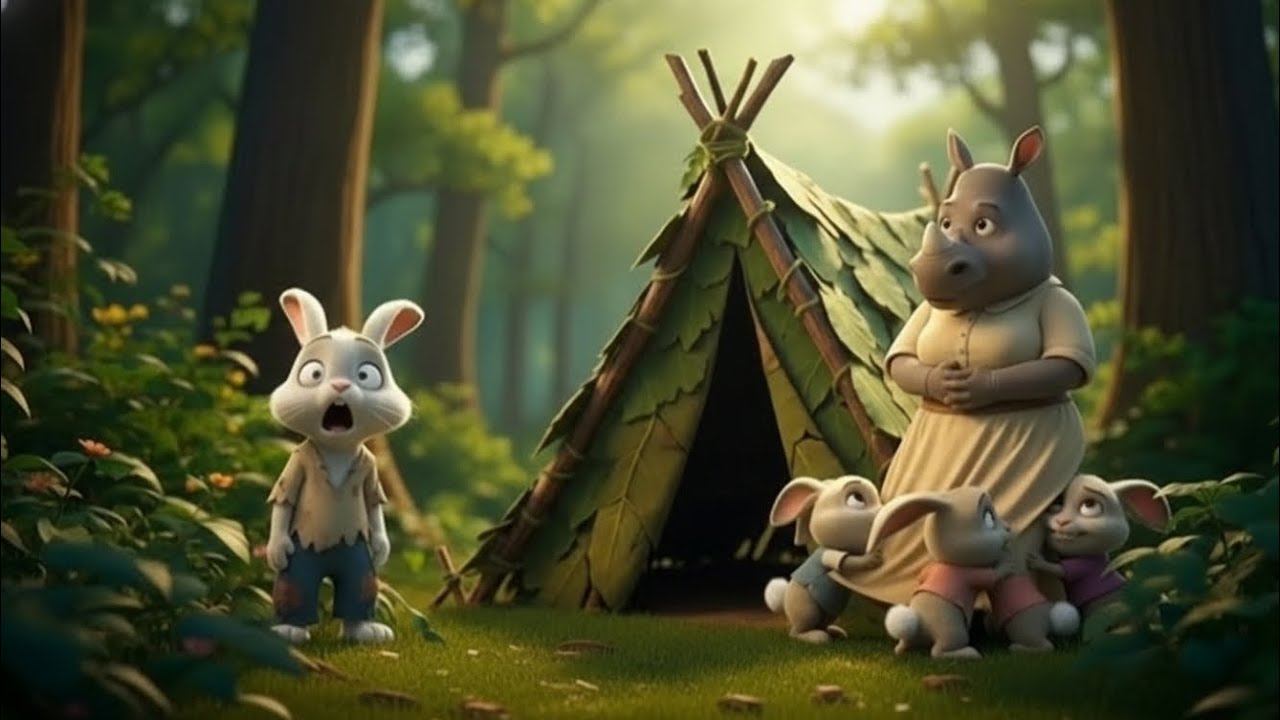 “A Little Rabbit’s Big Adventure 🐰🌲 | Inspiring Kids Story ✨”
