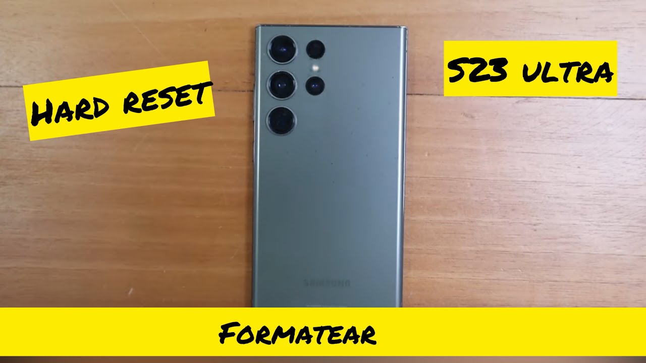 HARD RESET - Samsung s23 ultra -  s24 ultra [ eliminar bloqueo de pantalla ]   COMO FORMATEAR