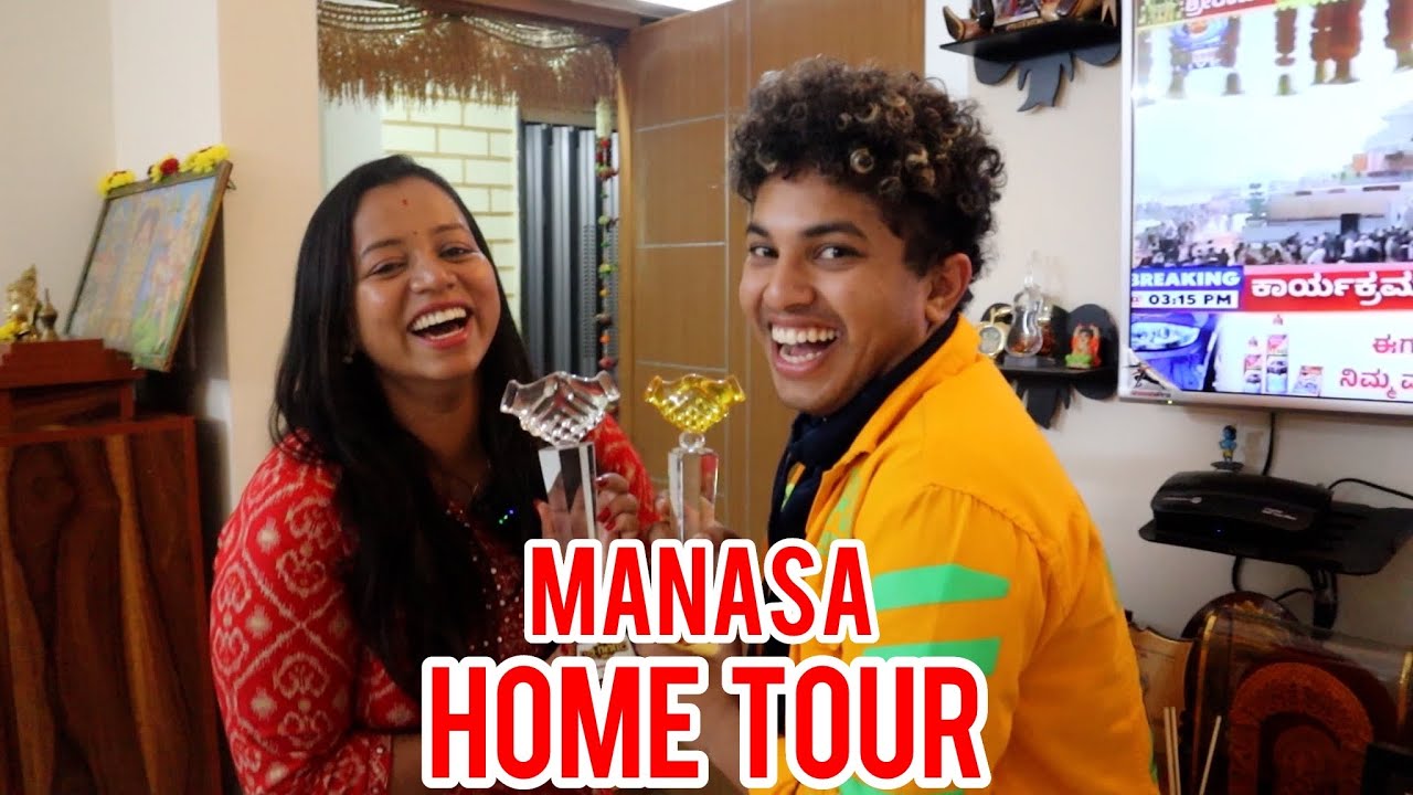 ಗಿಚ್ಚಿ ಗಿಲಿಗಿಲಿ ಹಾಗು ಮಜಾಭಾರತ  ಖ್ಯಾತಿಯ ಮಾನಸ ಅವರ HOME TOUR | Gichhi gili gili | Maja bharata | Serial
