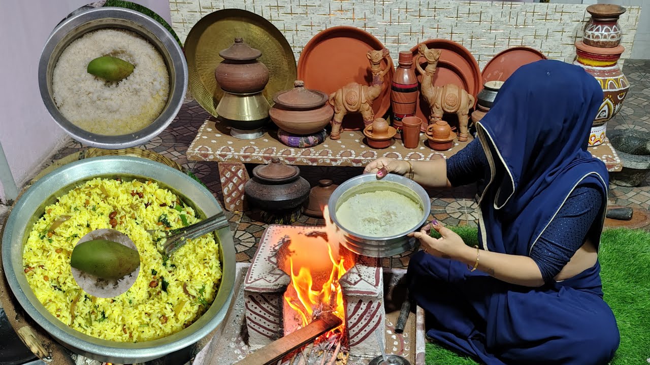 चूल्हे का खाना#rajasthani food and farming