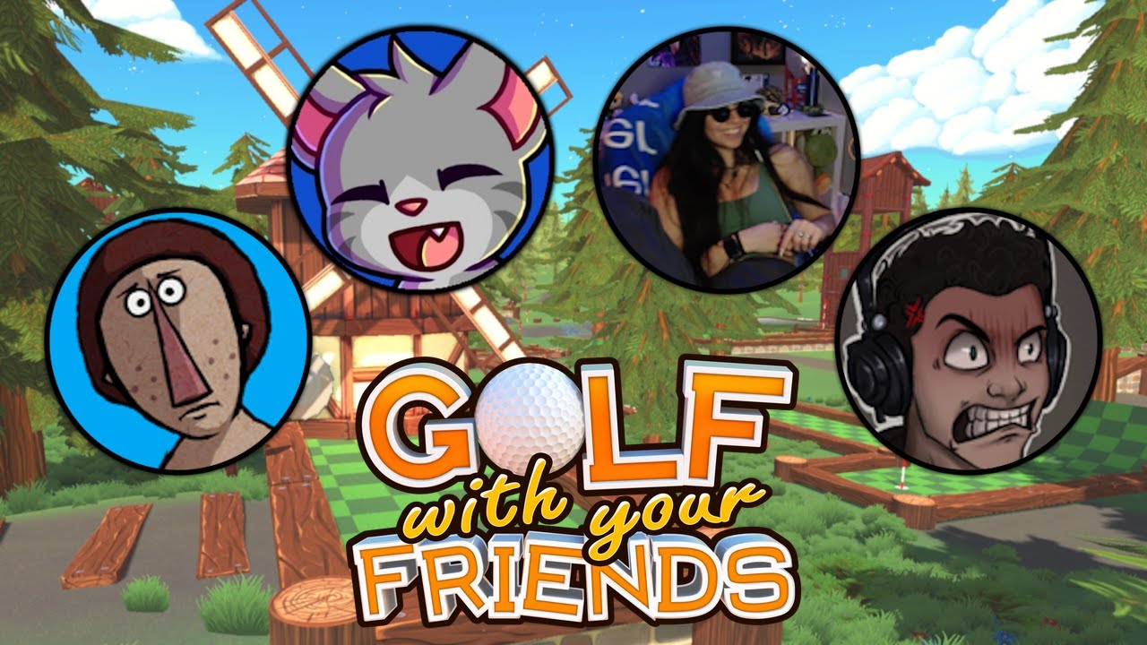 PARKY JOINS THE FRAY - Golf With Your Friends vs. parkenharbor, star0chris, & Captain_Domo