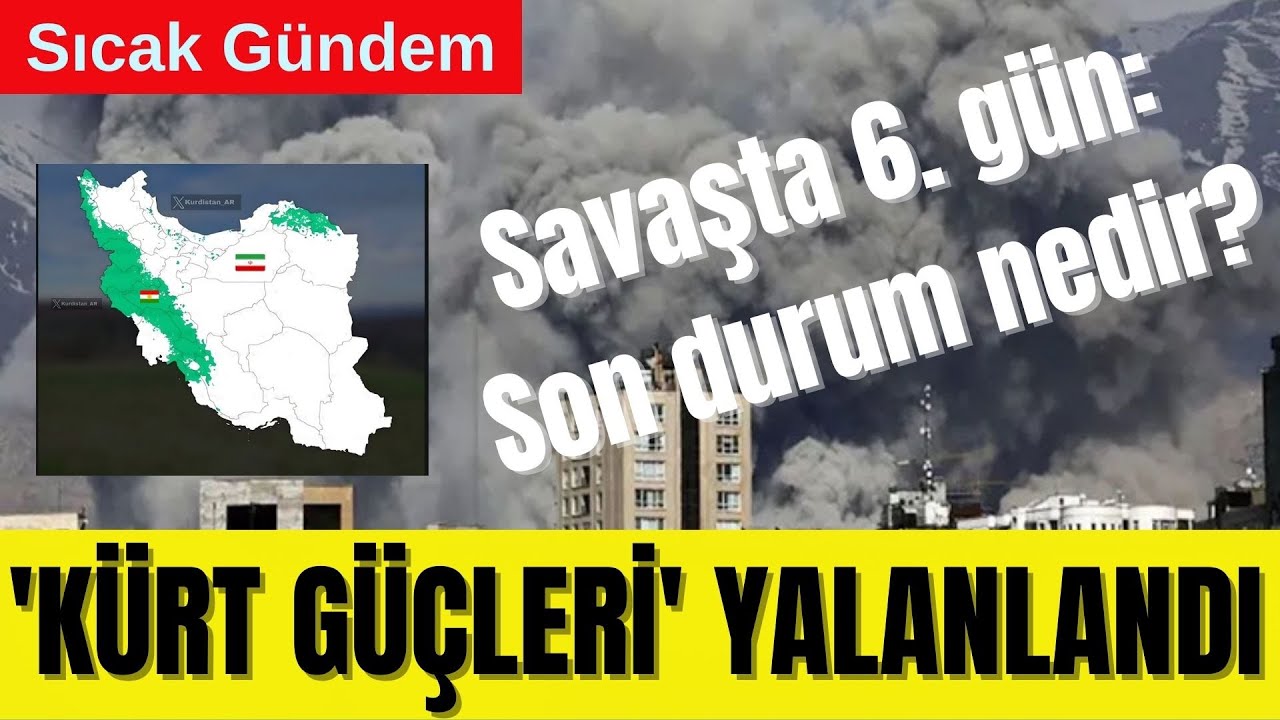 🟥 SAVAŞTA 6. GÜN: İRAN VE ROJHİLAT’TA SON DURUM NEDİR?