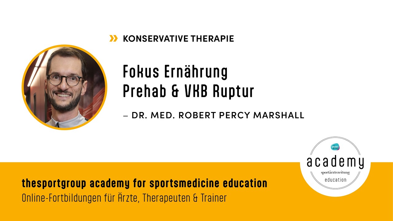 Prehabilitation des vorderen Kreuzbandes – Fokus Ernährung