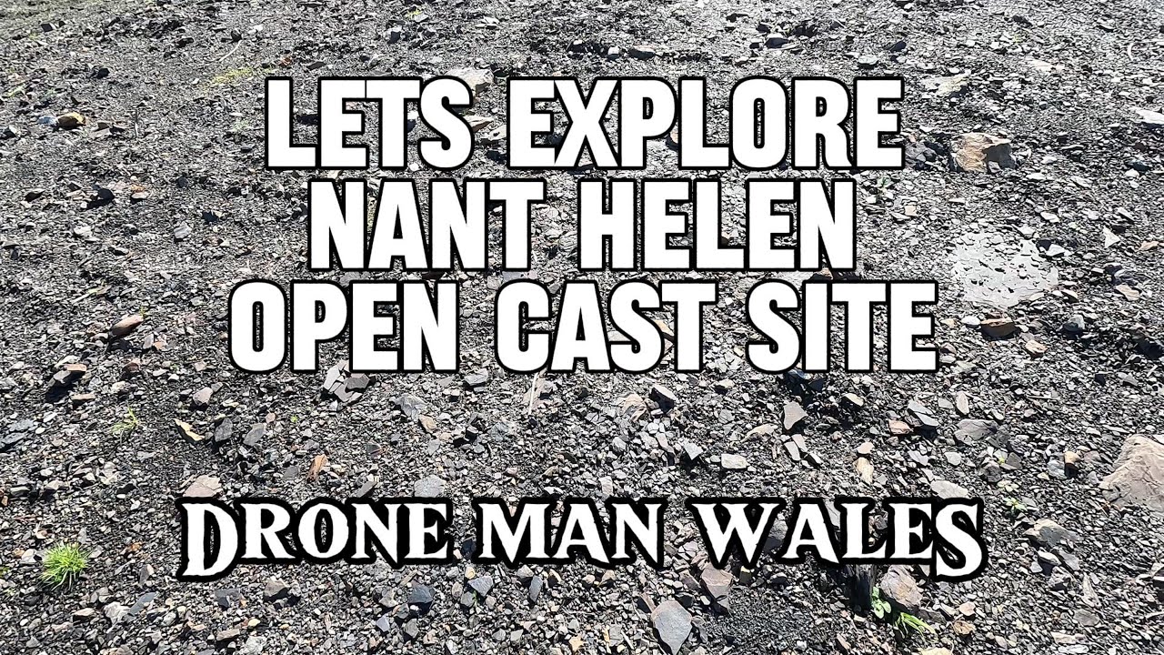 Lets explore nant helen open cast site south wales  @Drone_Man_Wales  #welshmining  #welshcoal