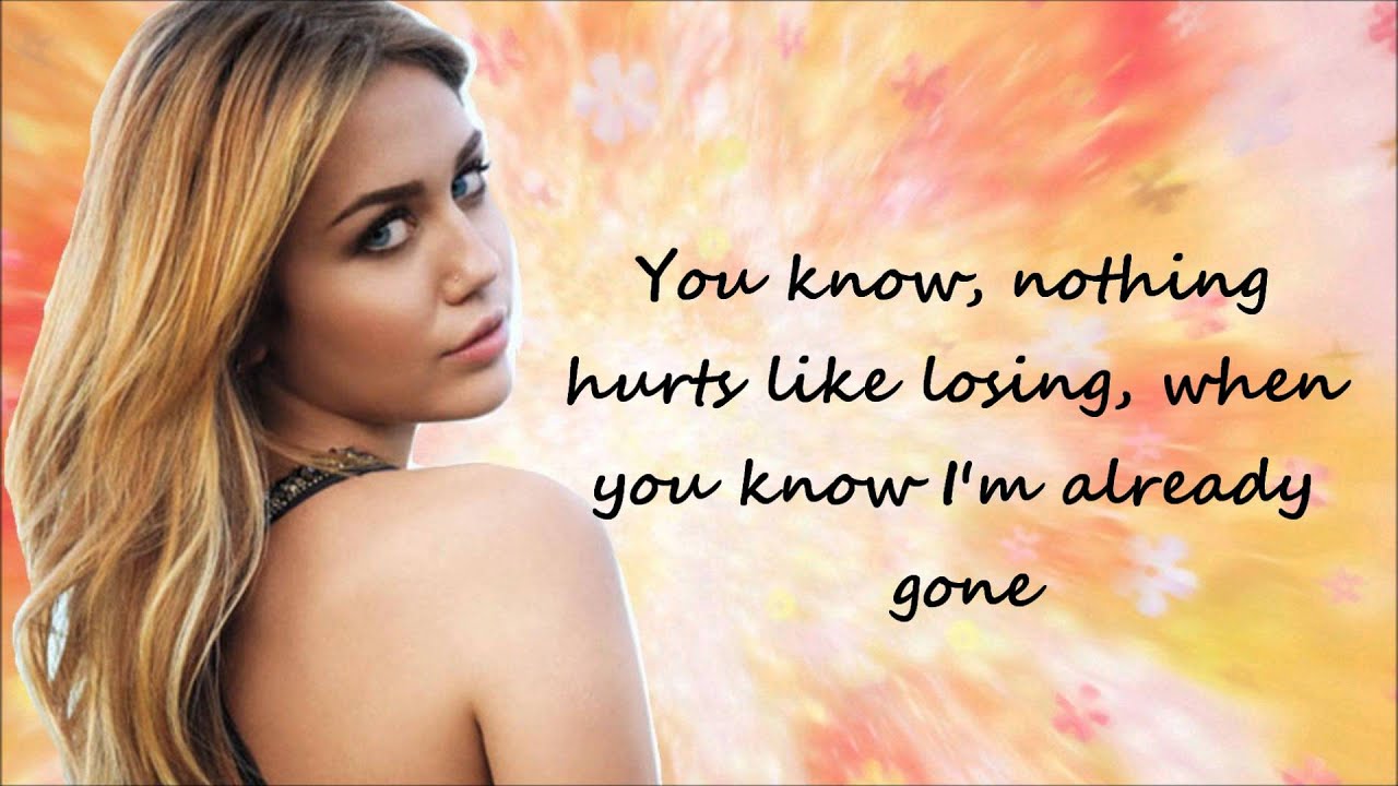 Miley Cyrus The Driveway [Lyrics On Screen]