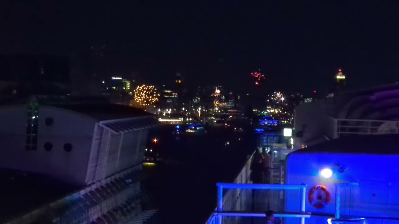 Hamburg New Years Eve 2023 from Aurora