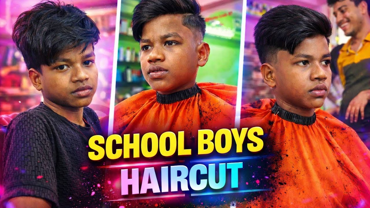 SCHOOL BOYS HAIRCUT ✂️🔥 Best Haircut Transformation 2026