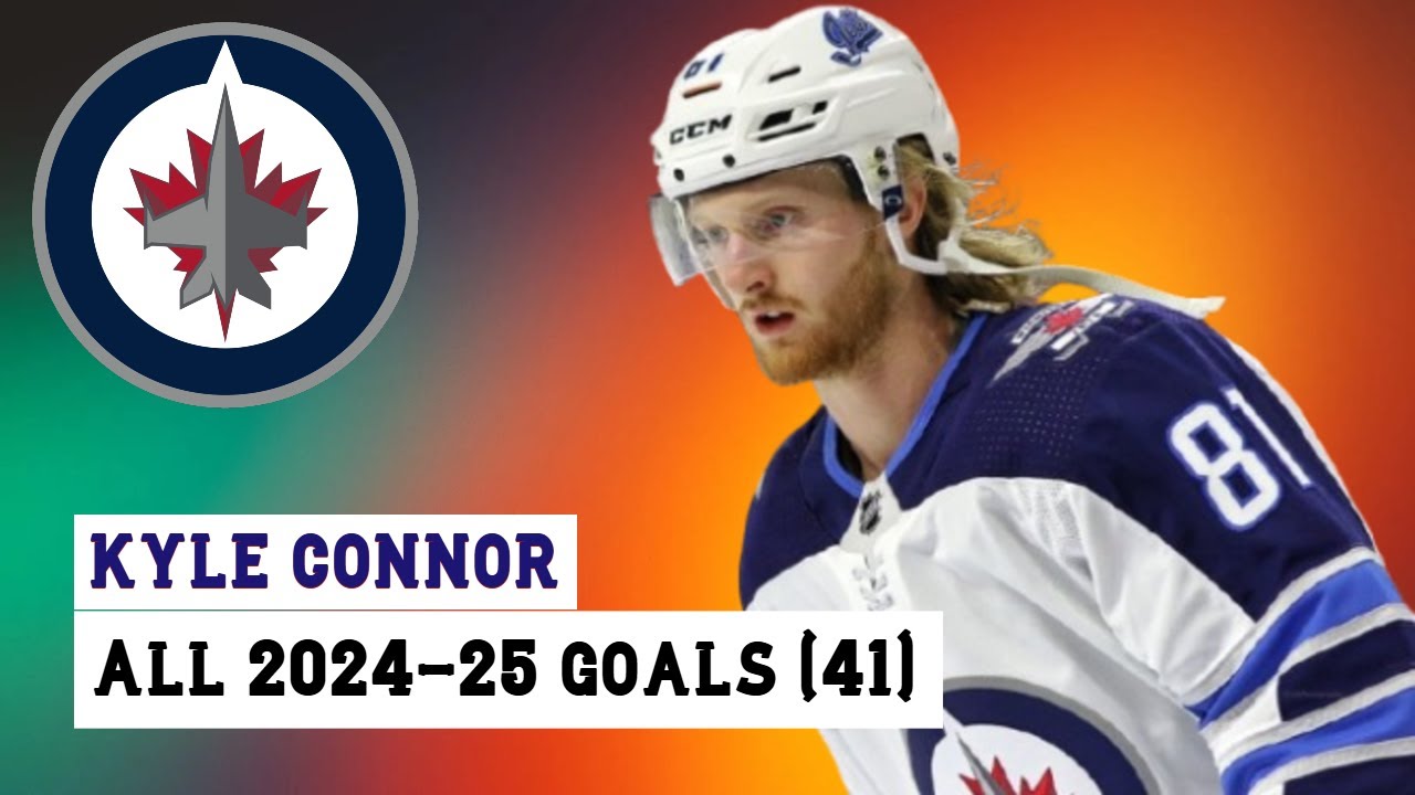 Kyle Connor (#81) All 41 Goals of the 2024-25 NHL Season