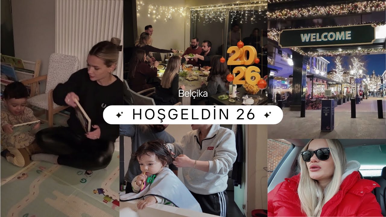 Bizim evde yılbaşı gecesi ❤️Lucas Ege’nin saçını kestik,Menü hazırlıkları, Yıl sonu alışverişi vlog 
