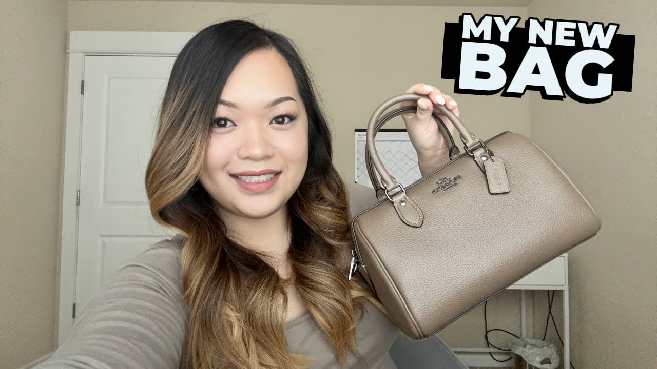 I got a NEW BAG! Coach Rowan Satchel