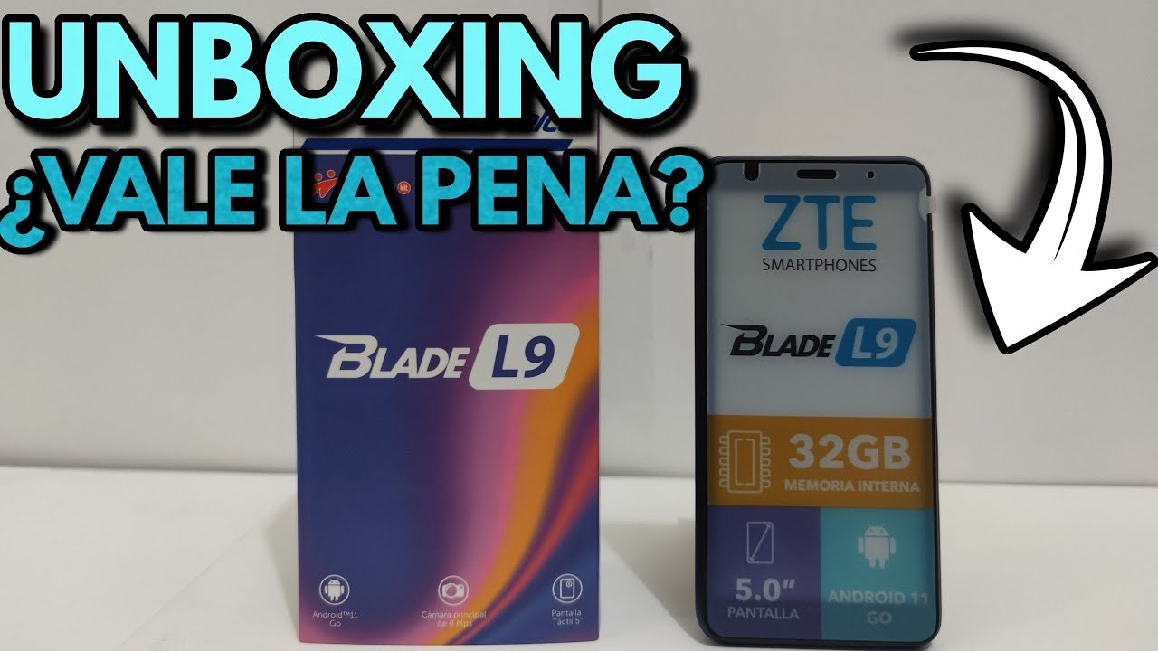 UNBOXING ZTE BLADE L9 &iquest;VALE LA PENA?