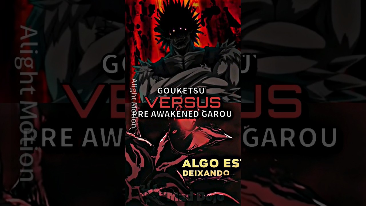 Gouketsu vs Pre Awakened Garou #shorts #youtubeshorts #opm #manga #onepunchman #garou #gouketsu