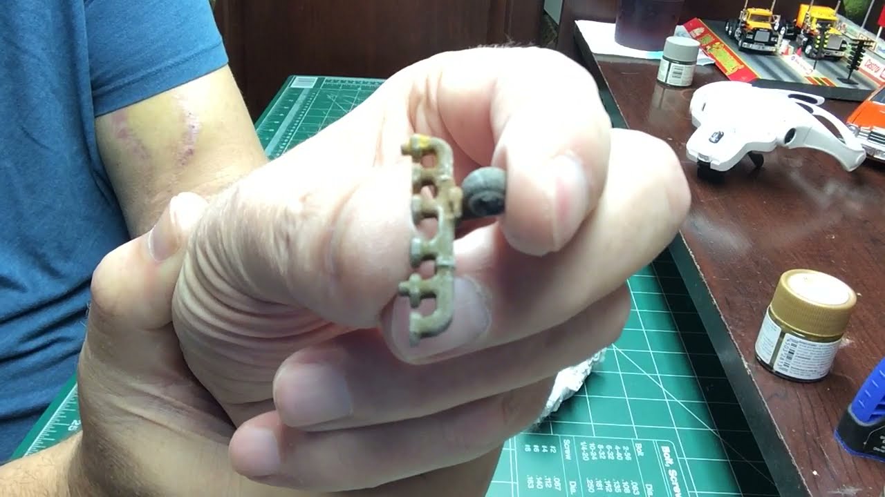 Building scale plastic models: tips for painting small parts.