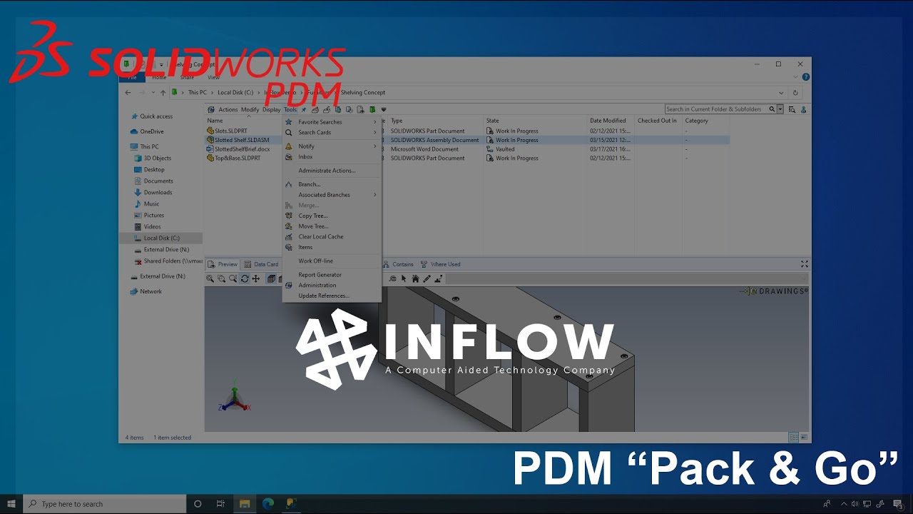PDM Pack & Go - Day In The Life -  SOLIDWORKS PDM User Series