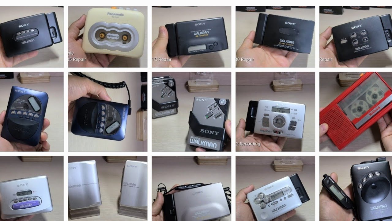 Sony Aiwa Panasonic Cassette Walkman